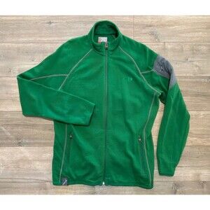 Icebreaker 260 Merino Wool Realfleece Men's M Green Full Zip Sierra Jacket